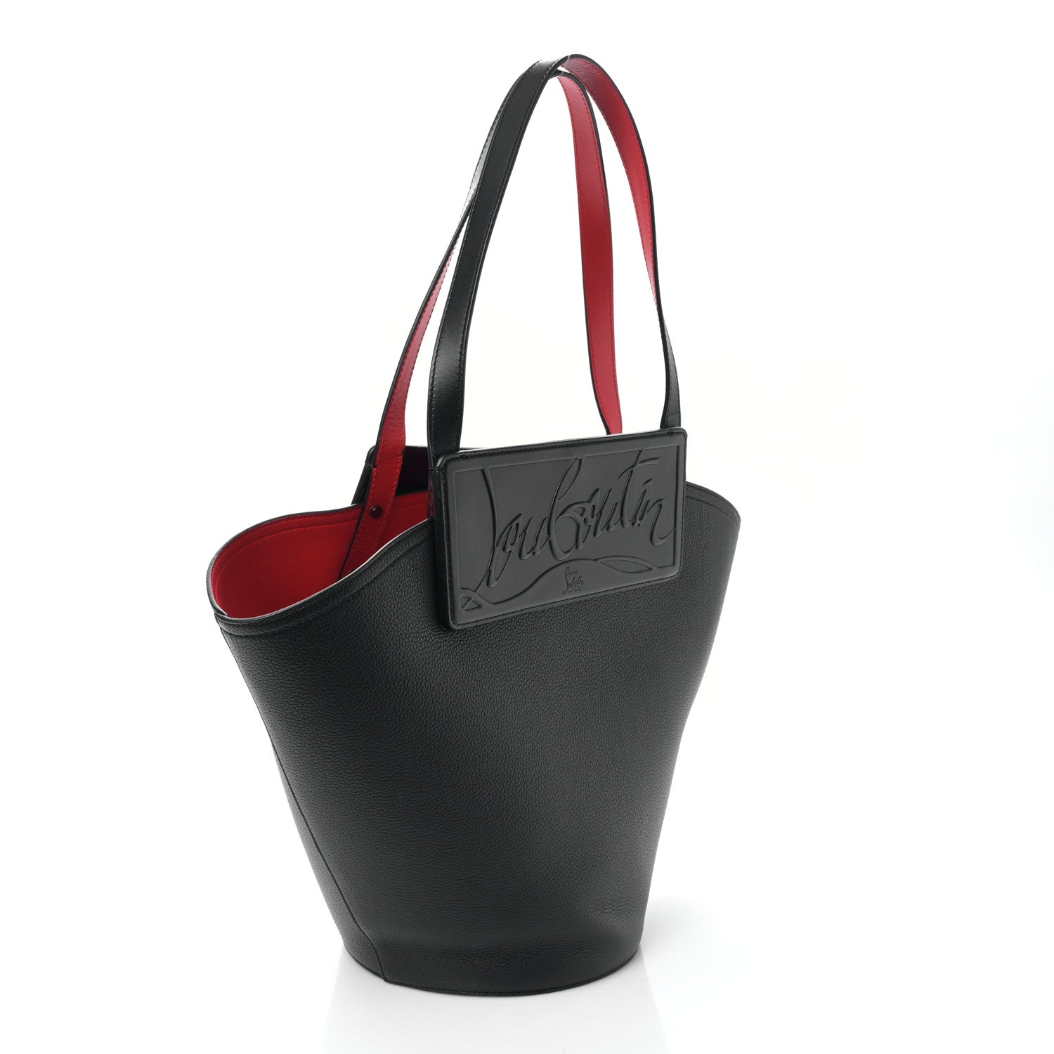 Christian Louboutin Calfskin Loubishore Tote Black 3 of 11