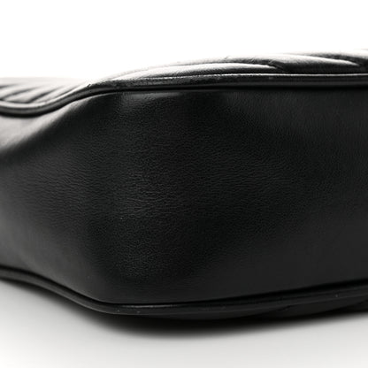Saint Laurent Calfskin Matelasse Monogram Lou Camera Bag Black 9 of 14