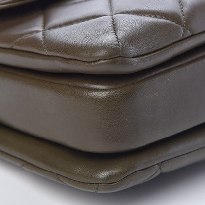 Chanel Lambskin Quilted Small Trendy CC Dual Handle Flap Bag Khaki 8 of 14