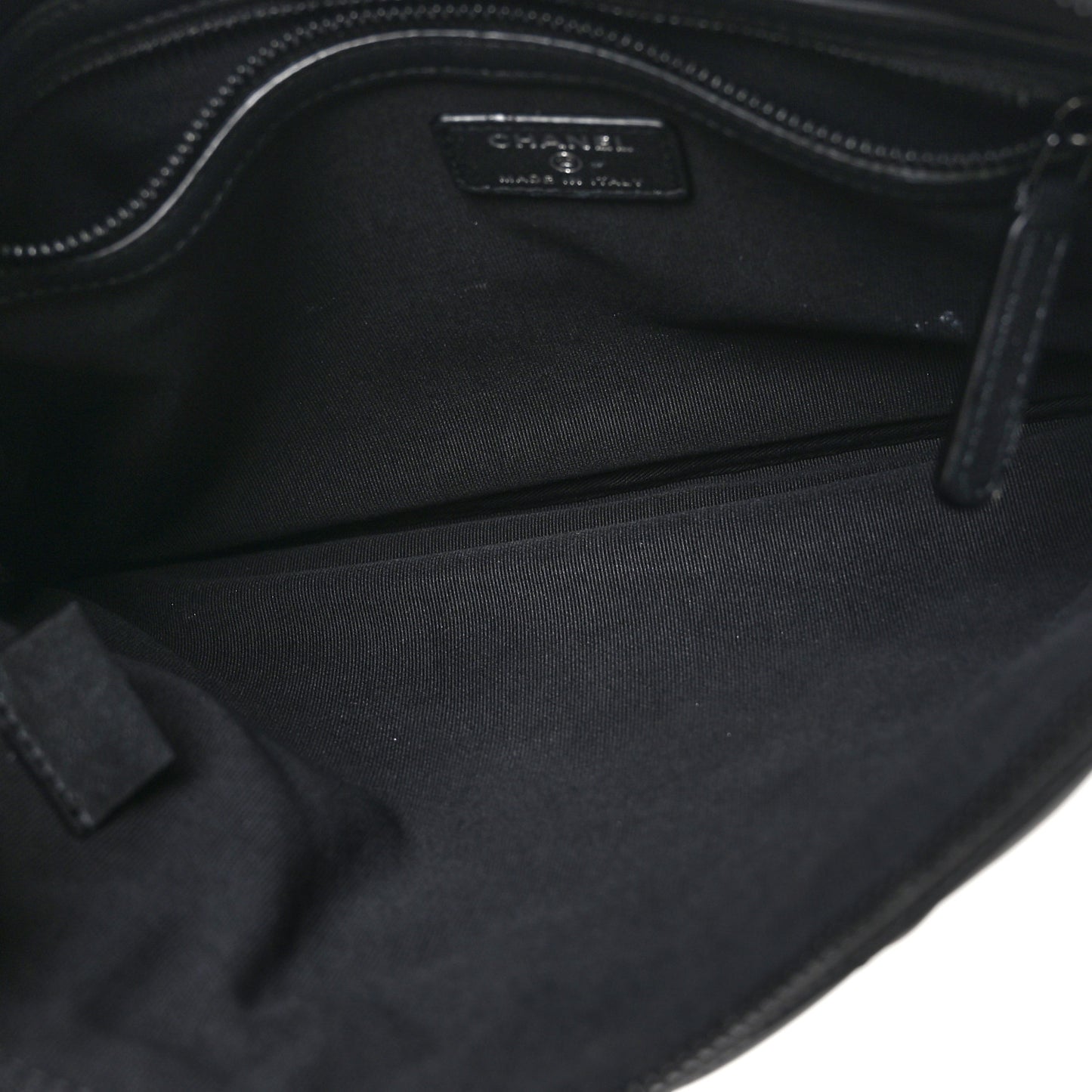 Lambskin Quilted Medium Cosmetic Case So Black