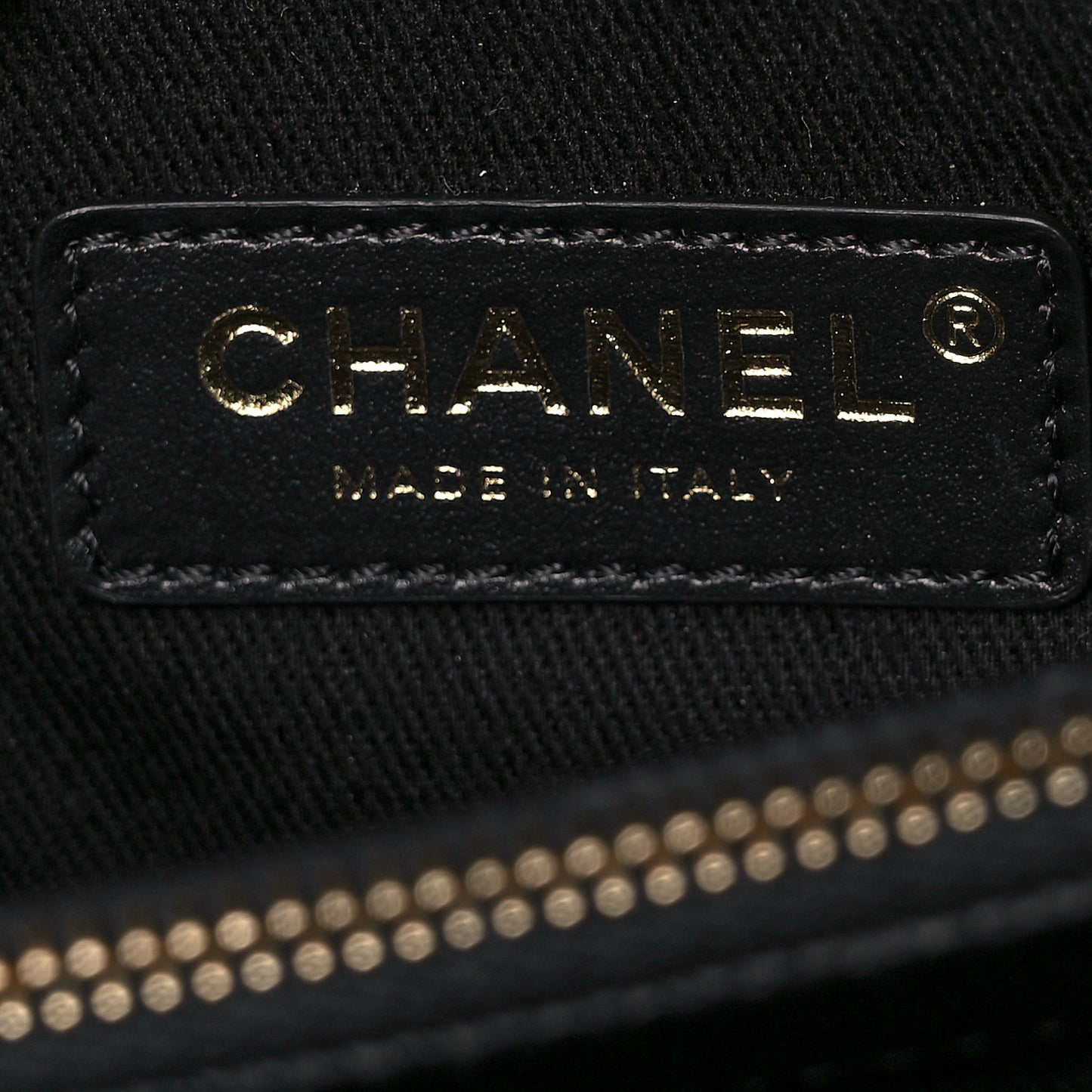 Grained Calfskin Small Stitched Flap Black