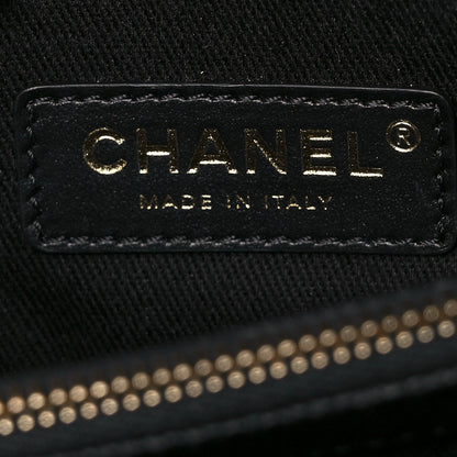 Chanel Grained Calfskin Small Stitched Flap Black 6 of 10