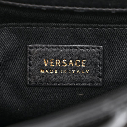 Versace Patent Quilted Icon Shoulder Bag Black 6 of 14