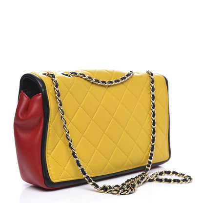 Chanel Lambskin Quilted Medium Graphic Flap Multicolor 2 of 11