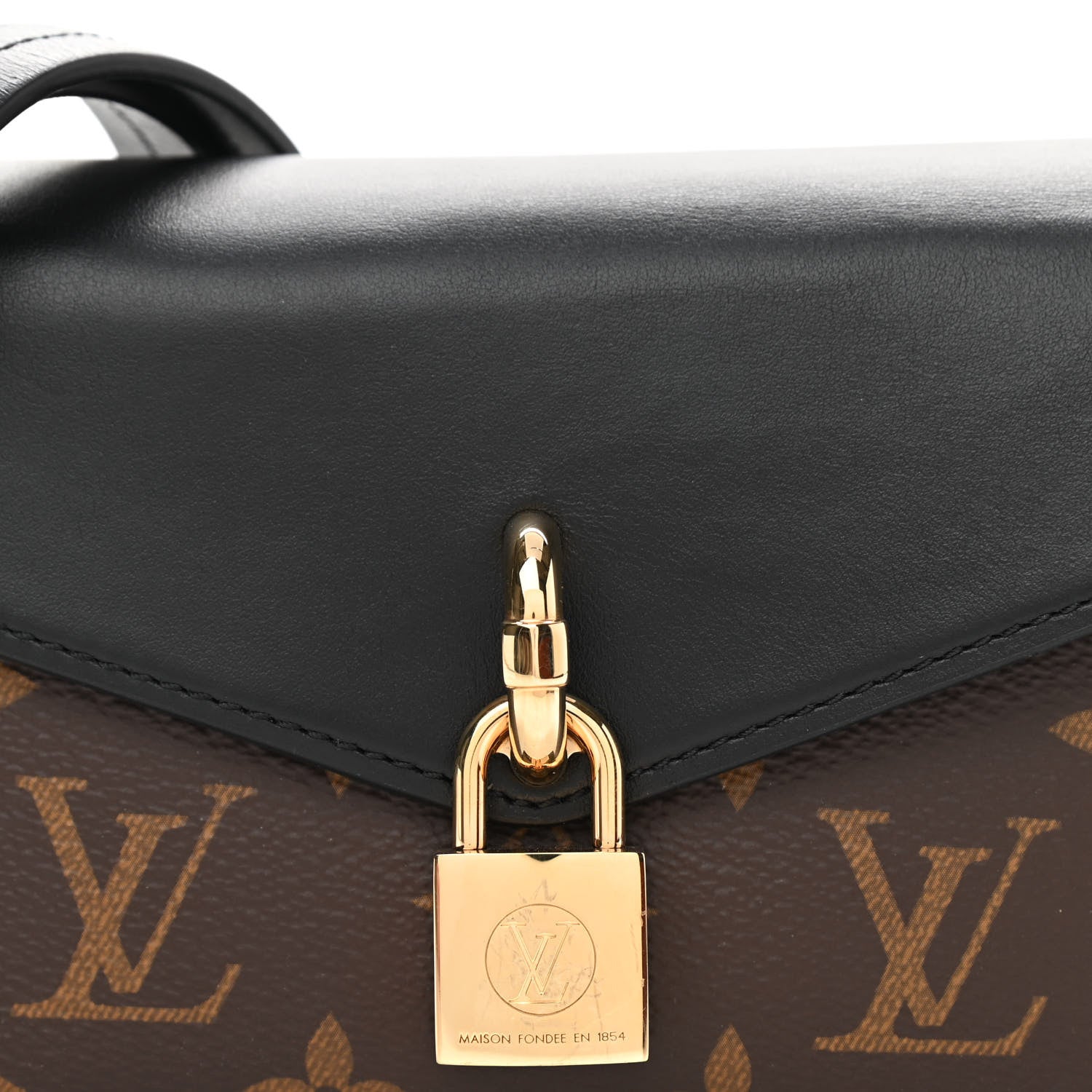 Louis Vuitton Monogram Padlock On Strap Black 7 of 10
