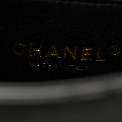 Chanel Calfskin Chevron Stitched Coco Waist Bag Black 6 of 10
