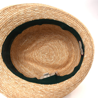 Gucci Abaca Straw Web Fedora Hat XL 7 of 10