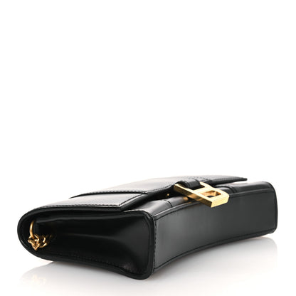 Balenciaga Shiny Box Calfskin Hourglass Chain Bag Black 4 of 11
