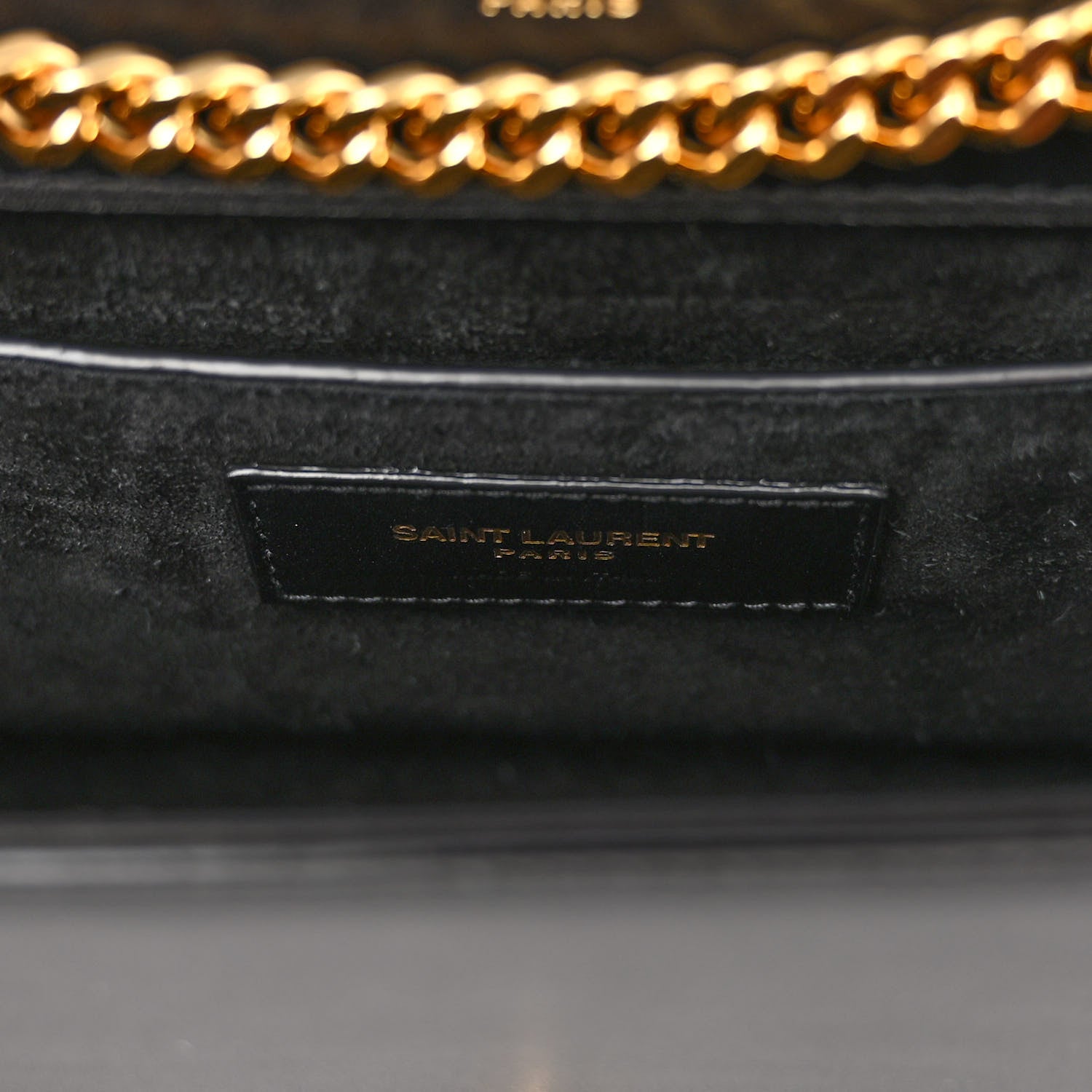 Saint Laurent Smooth Calfskin Medium Classic Monogram Kate Tassel Satchel Black 6 of 9