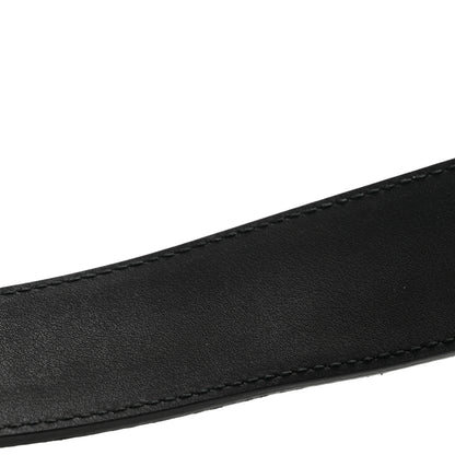 Gucci Textured Calfskin Double G 40mm Belt 85 34 Black 7 of 9