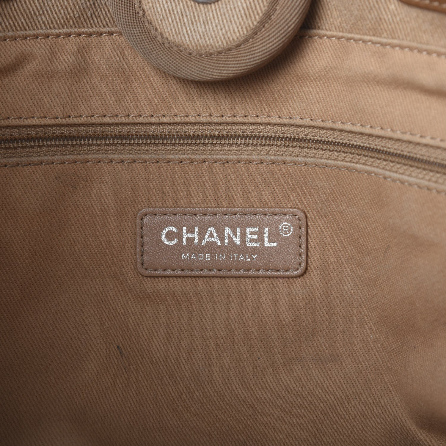 Chanel Canvas Sequin Small Deauville Tote Ecru 6 of 13