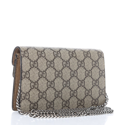 Gucci GG Supreme Monogram Super Mini Dionysus Shoulder Bag Taupe 3 of 8