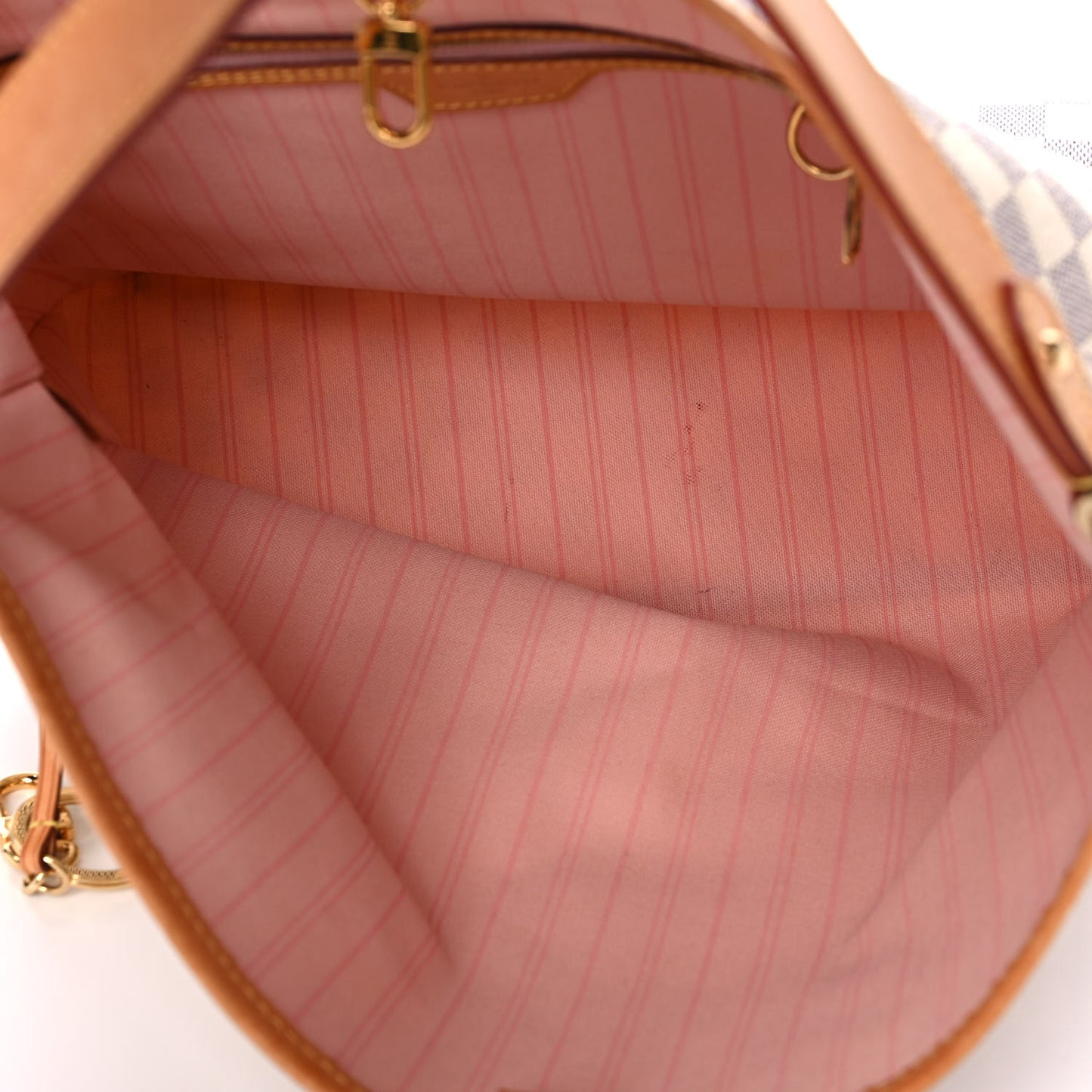 Damier Azur Delightful MM Rose Ballerine
