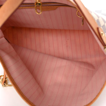 Louis Vuitton Damier Azur Delightful MM Rose Ballerine 5 of 13