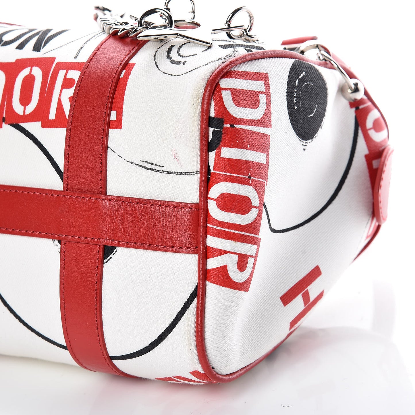 Canvas Hardcore Pierced Boston Black Red White