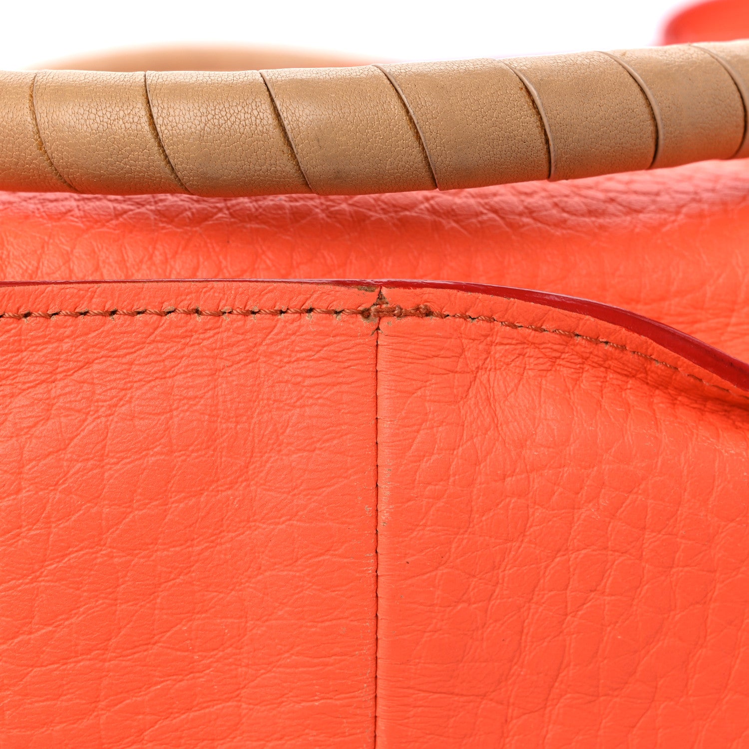Chloe Calfskin Medium Marcie Satchel Orange Fizz 12 of 16