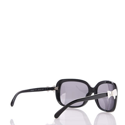 Chanel CC Bow Sunglasses 5171 Black White 4 of 7