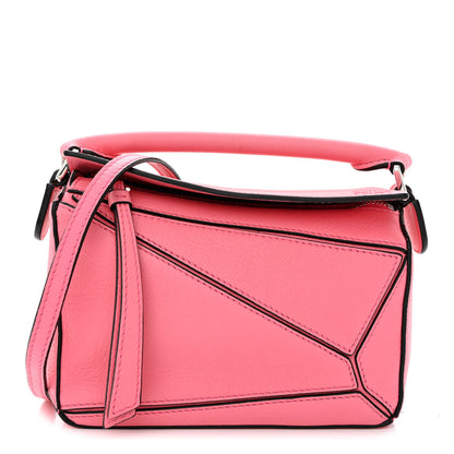 Loewe Calfskin Mini Puzzle Bag Wild Rose 1 of 12