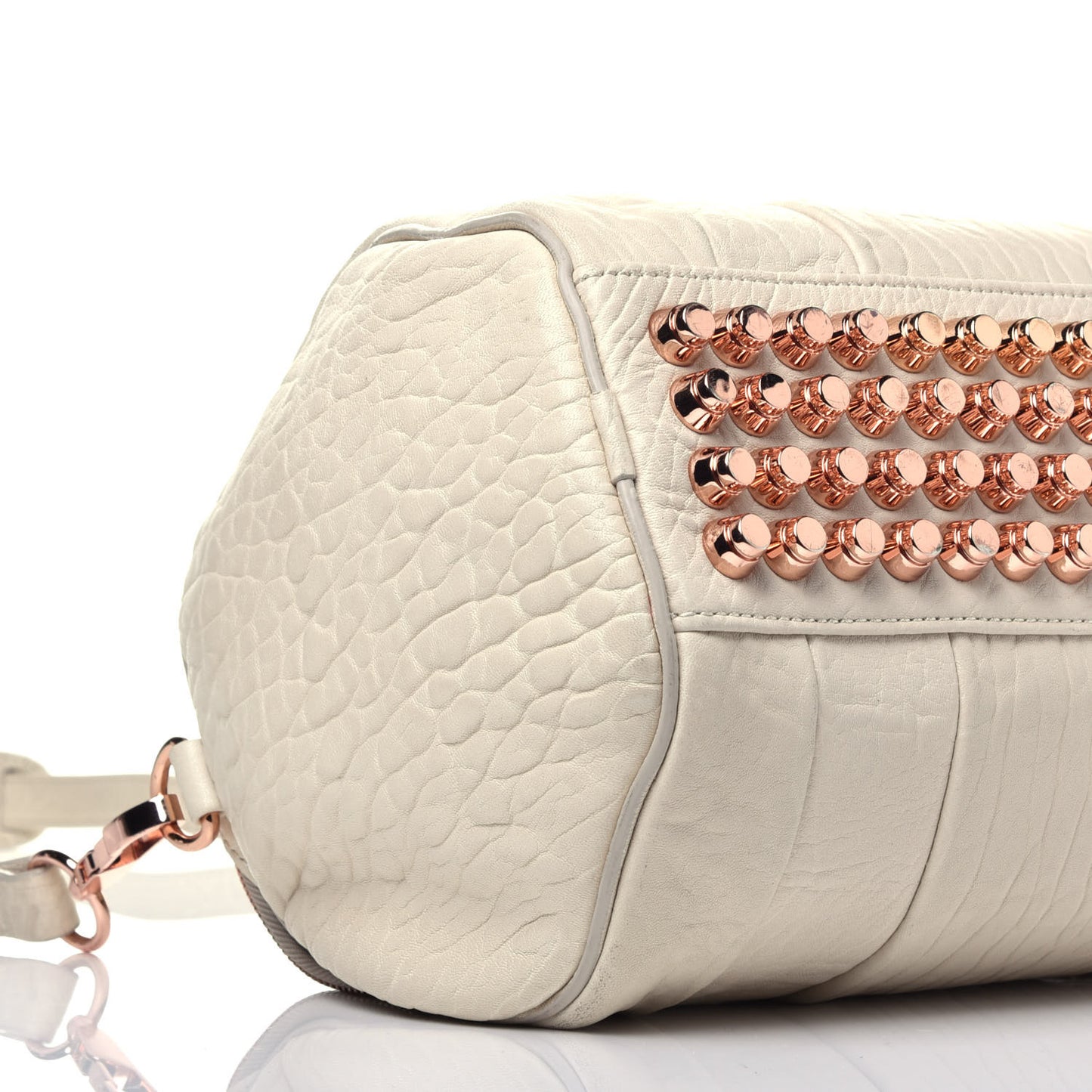 Pebbled Lambskin Rockie Dune Rose Gold Hardware