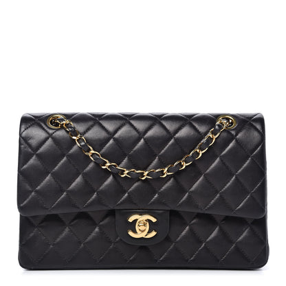 Chanel Lambskin Quilted Medium Double Flap Black 1 of 11