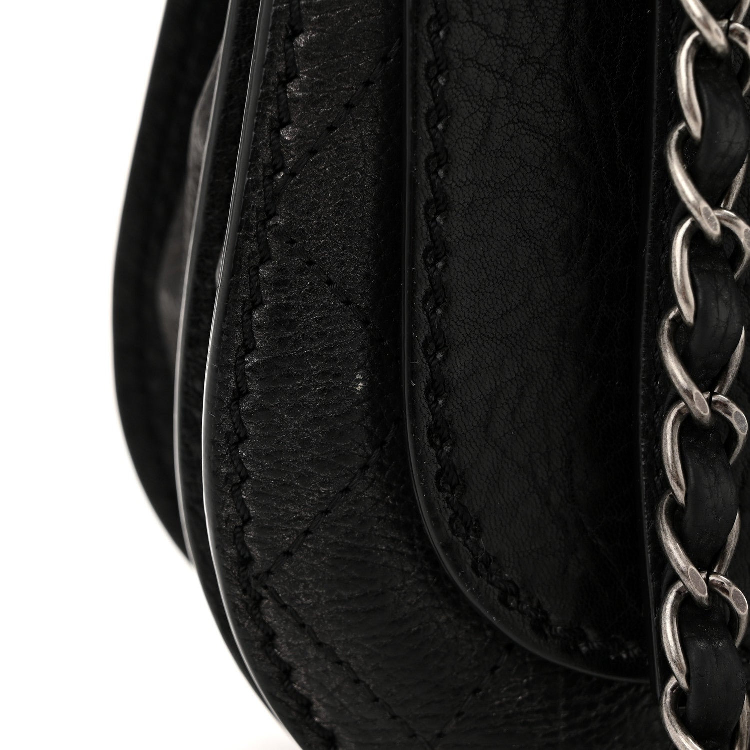 Chanel Calfskin Coco Twin Large Flap Black 11 of 12