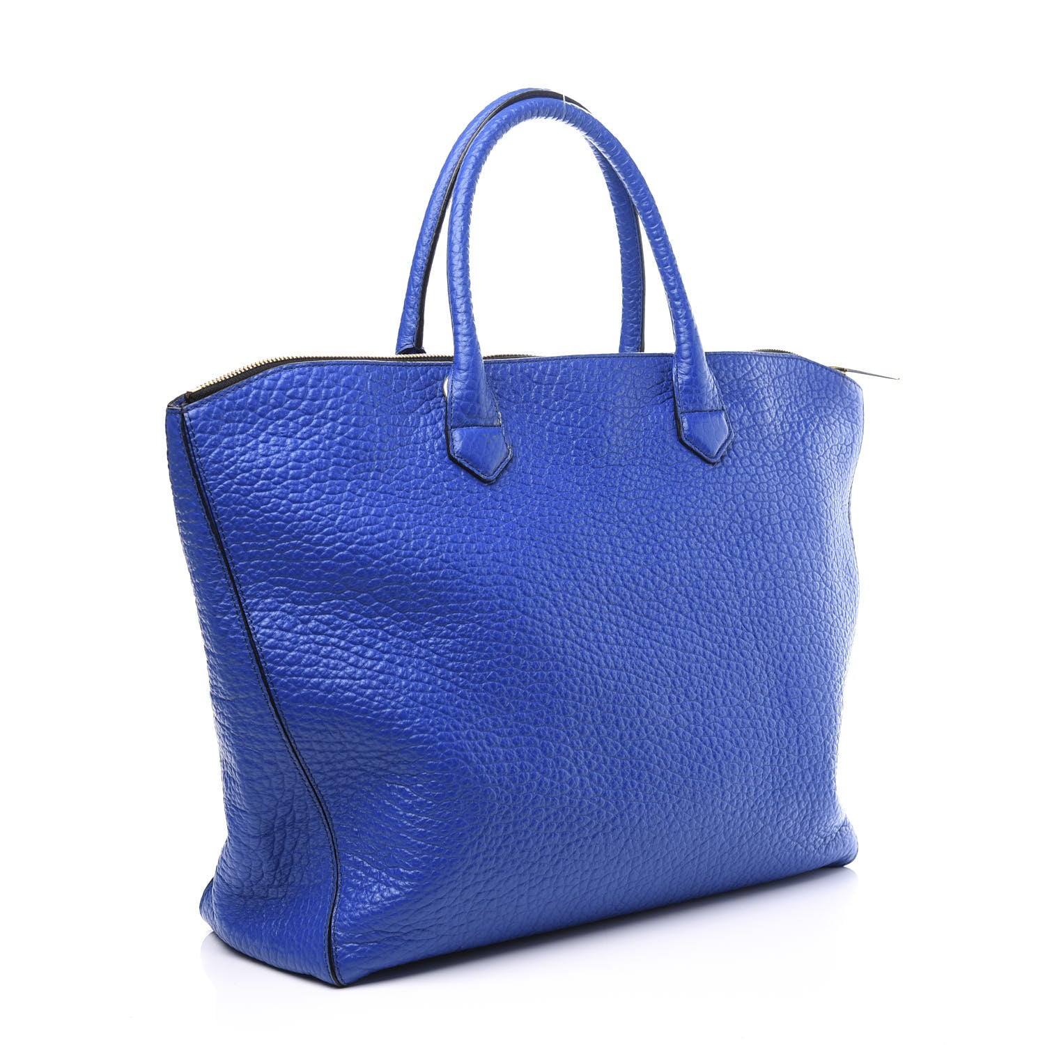 Burberry Heritage Grain Medium Dewsbury Tote Blue 2 of 10