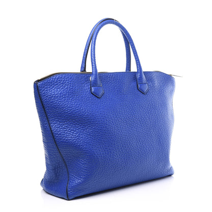 Burberry Heritage Grain Medium Dewsbury Tote Blue 2 of 10
