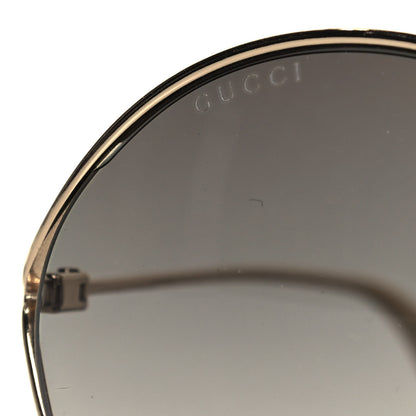 Gucci Round Pearl Tip Sunglasses GG0253S Gold 6 of 8