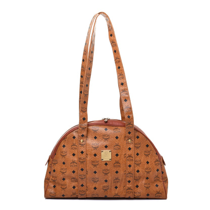 MCM Visetos Bowler Bag Cognac 1 of 10