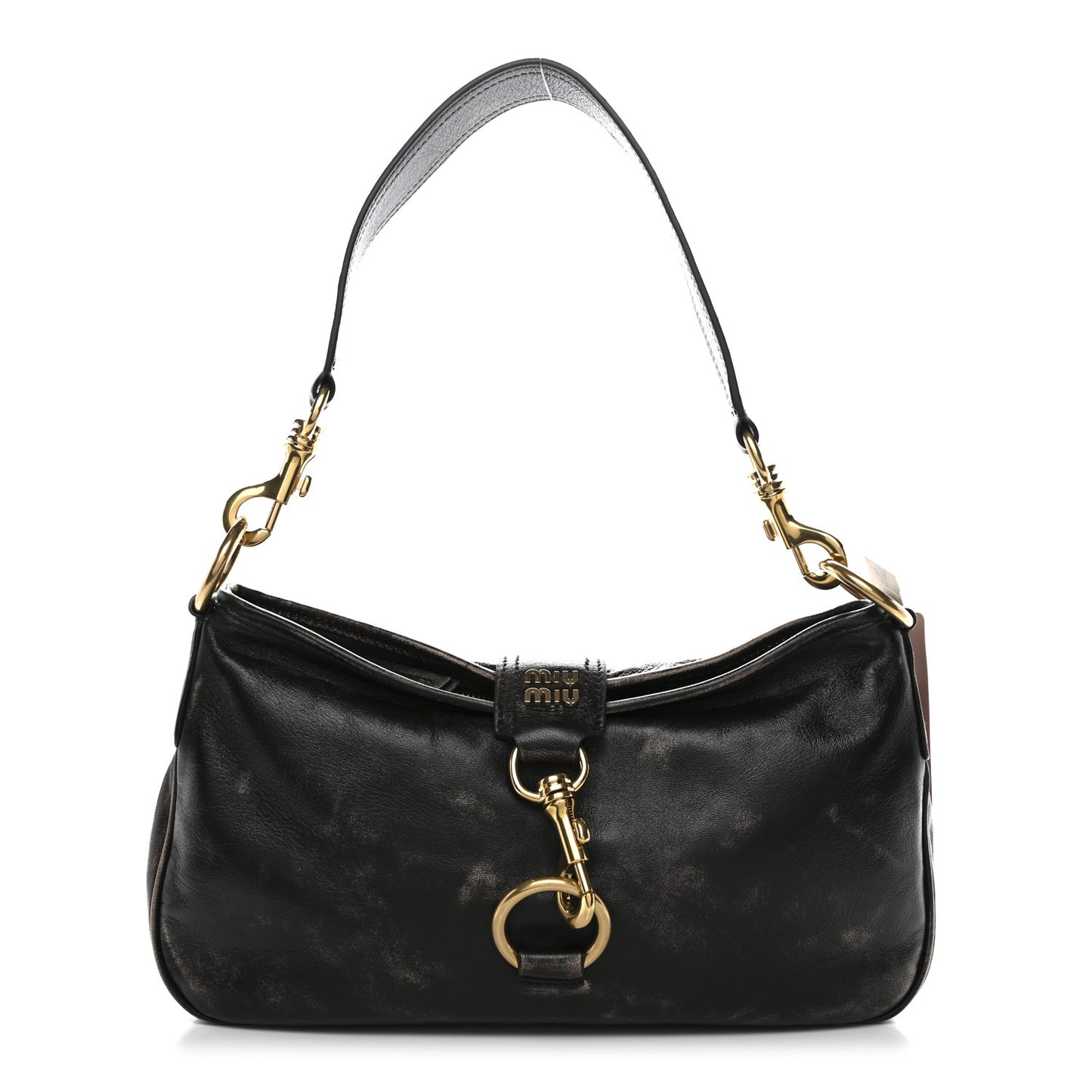 Nappa Old Hook Shoulder Bag Sabbia Caffe