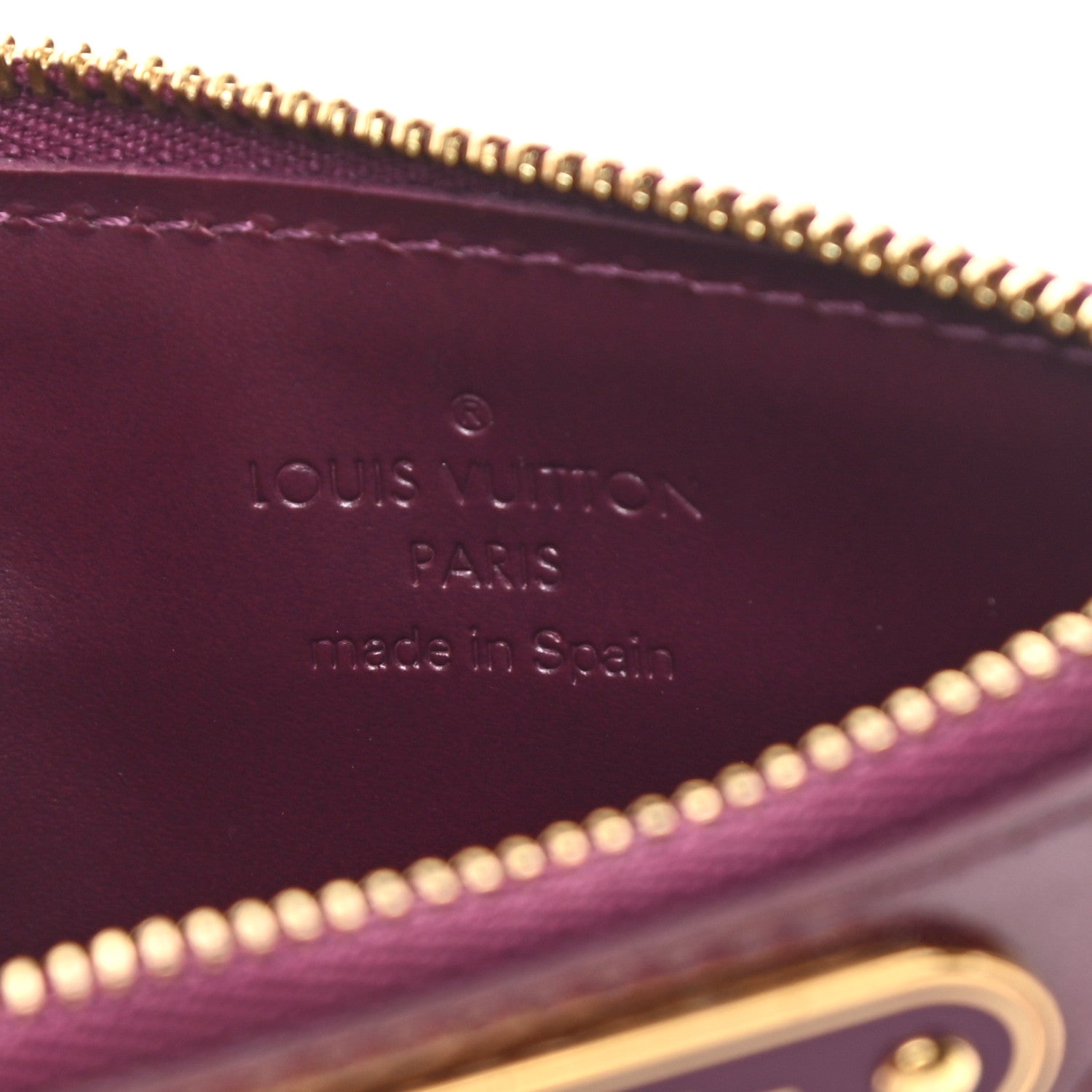Louis Vuitton Vernis Key Pouch Violet 6 of 6