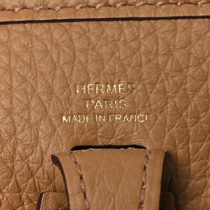Hermes Taurillon Clemence Evelyne TPM Biscuit 6 of 11