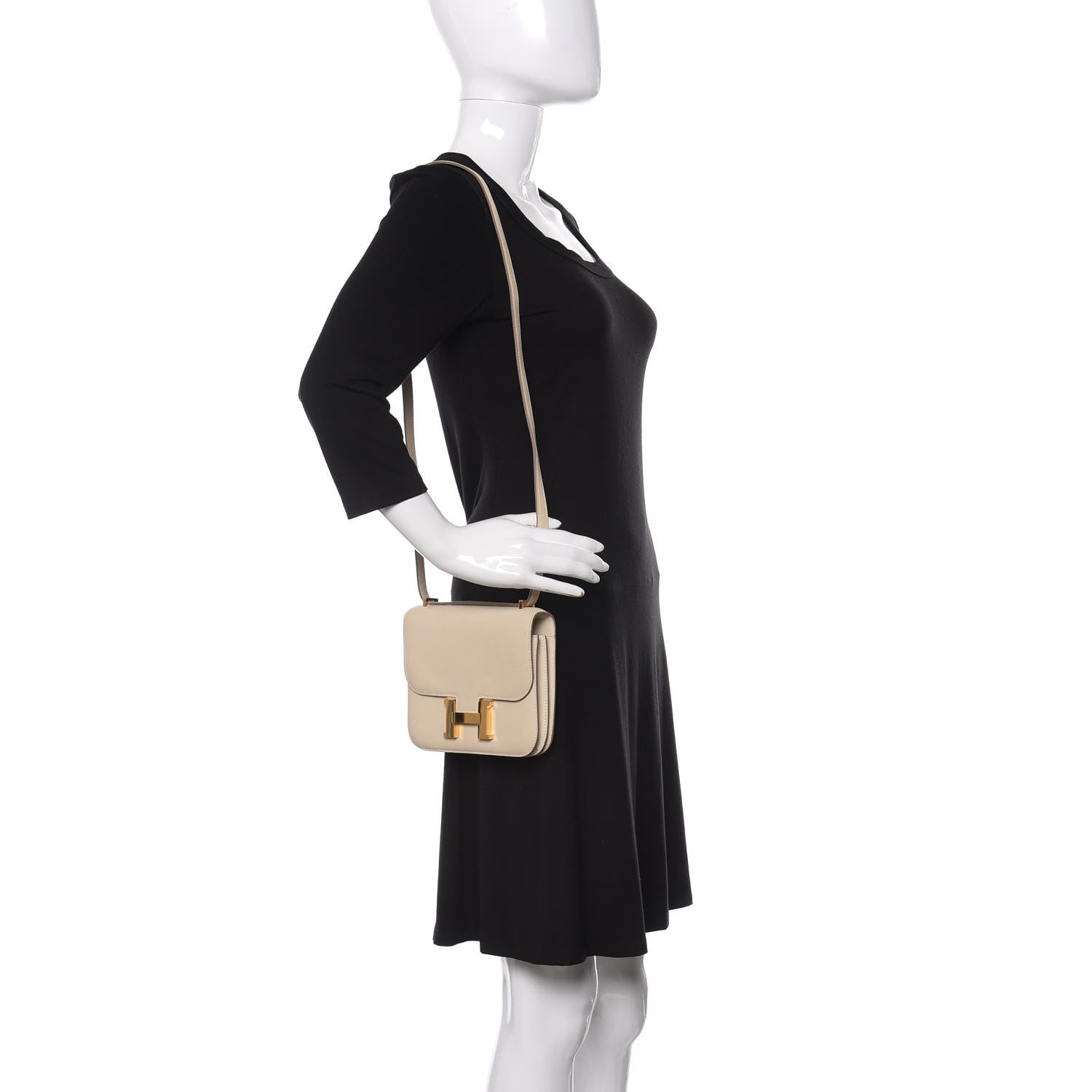 Hermes Swift Constance 18 Craie 2 of 11