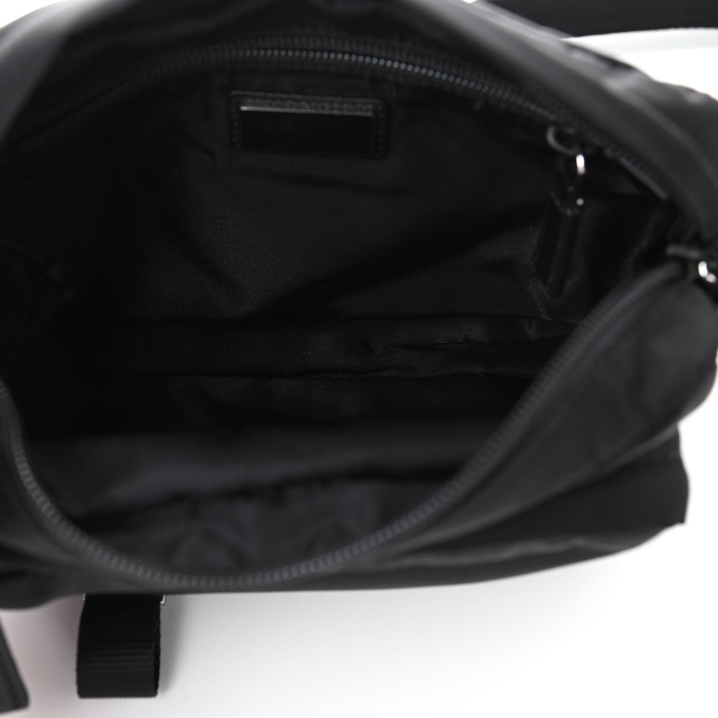 Tessuto Nylon Montagna Messenger Bag Black