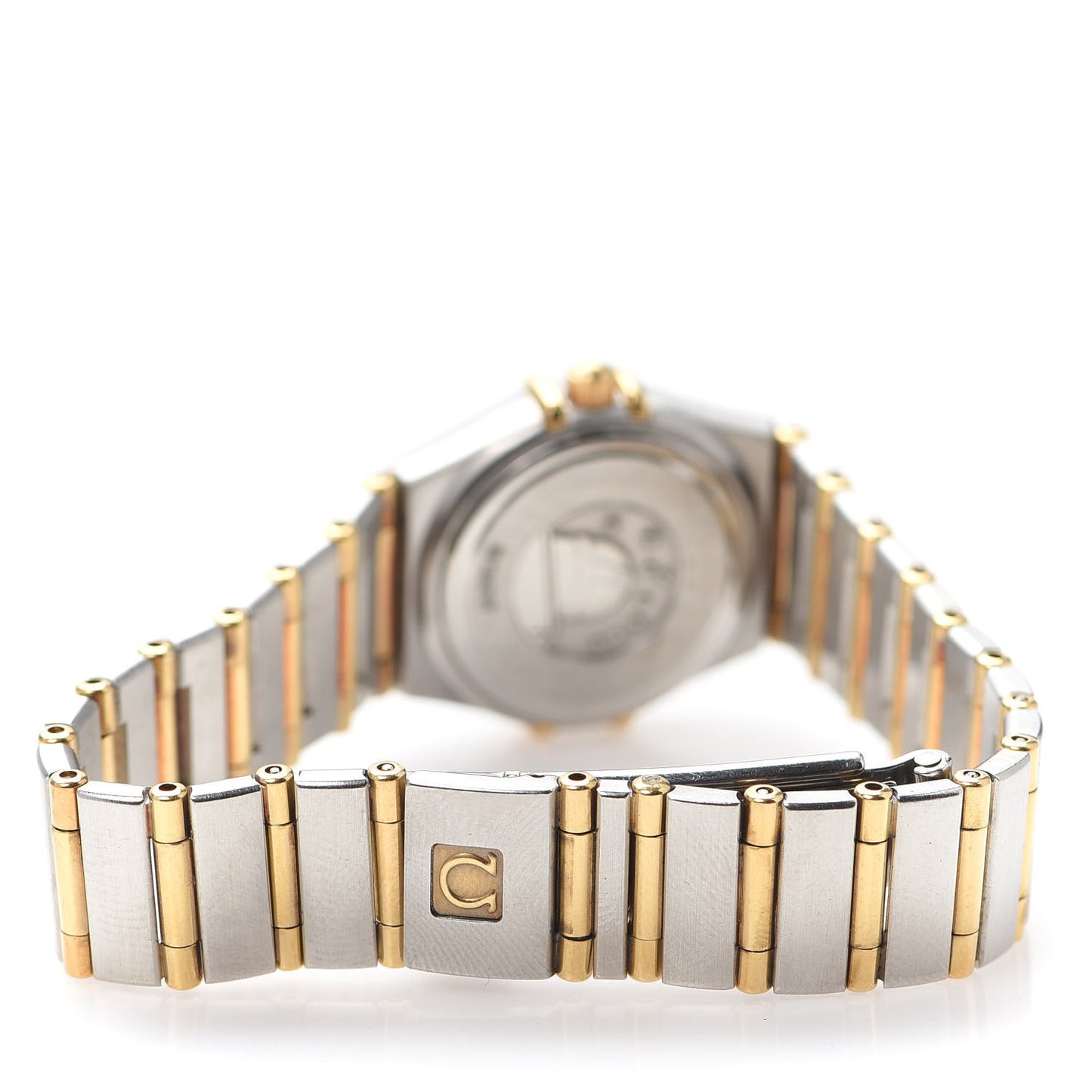 Stainless Steel 18K Yellow Gold 25mm Constellation Quartz Watch White 1272.30.00