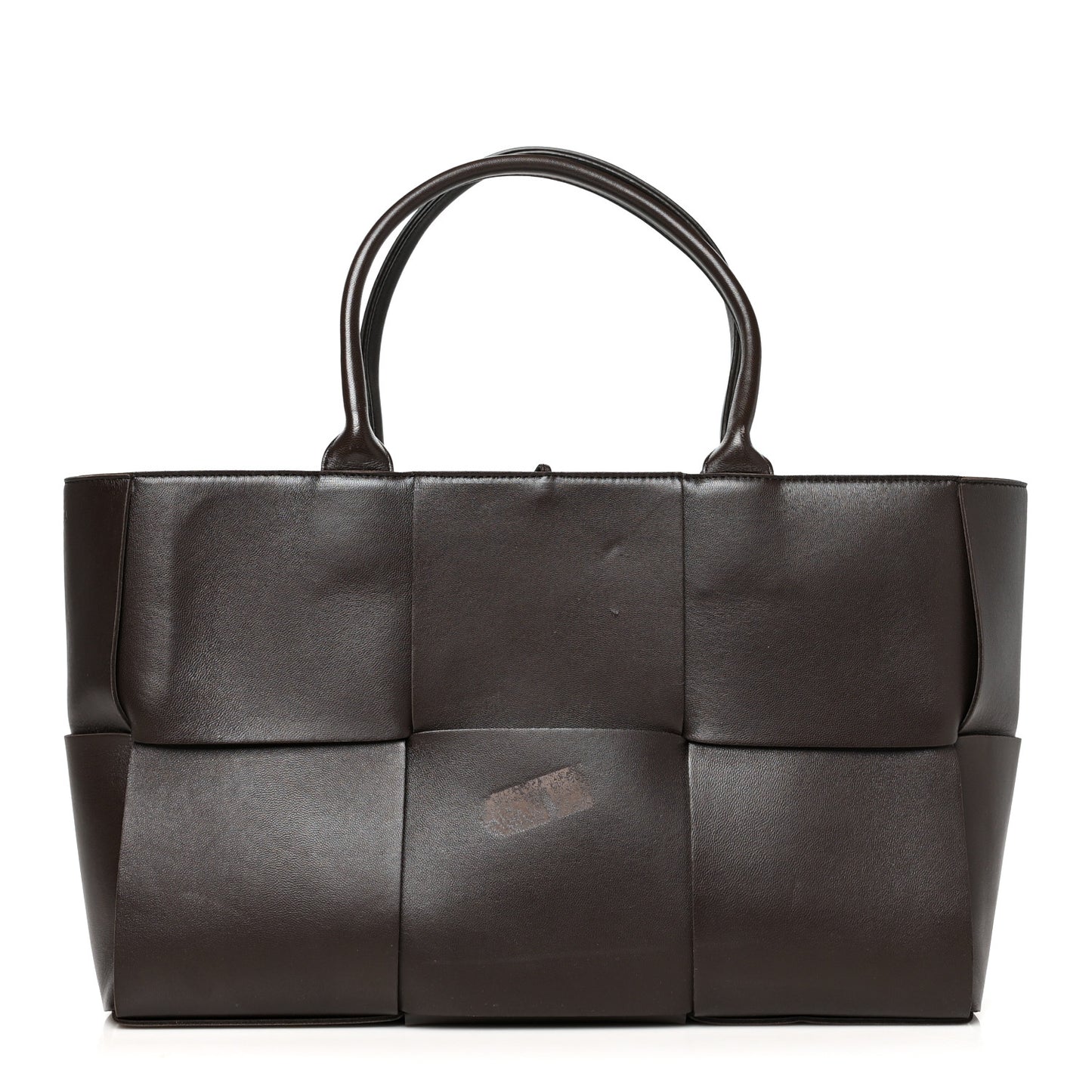 Nappa Maxi Intrecciato Arco Tote Fondant