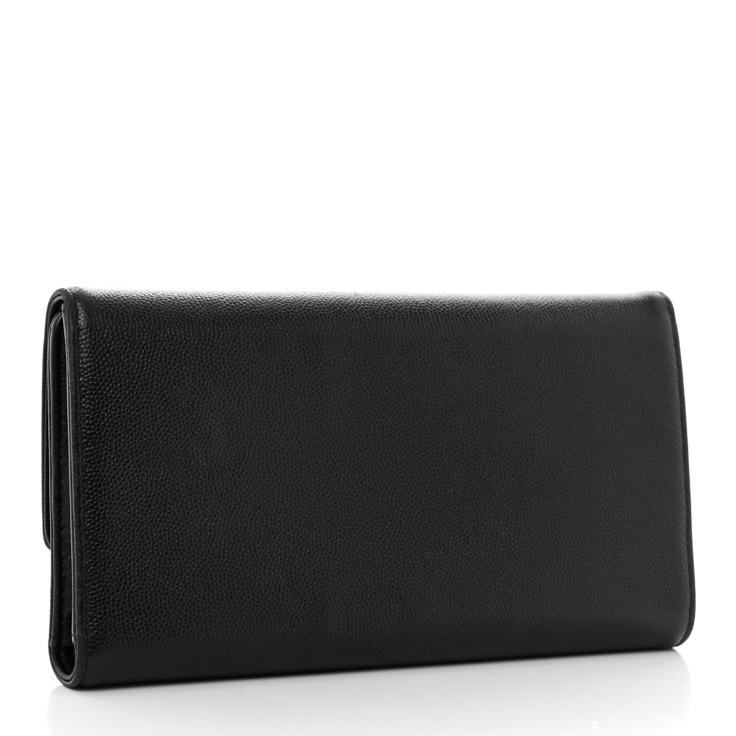Chanel Caviar Sevruga Long Flap Wallet Black 2 of 11