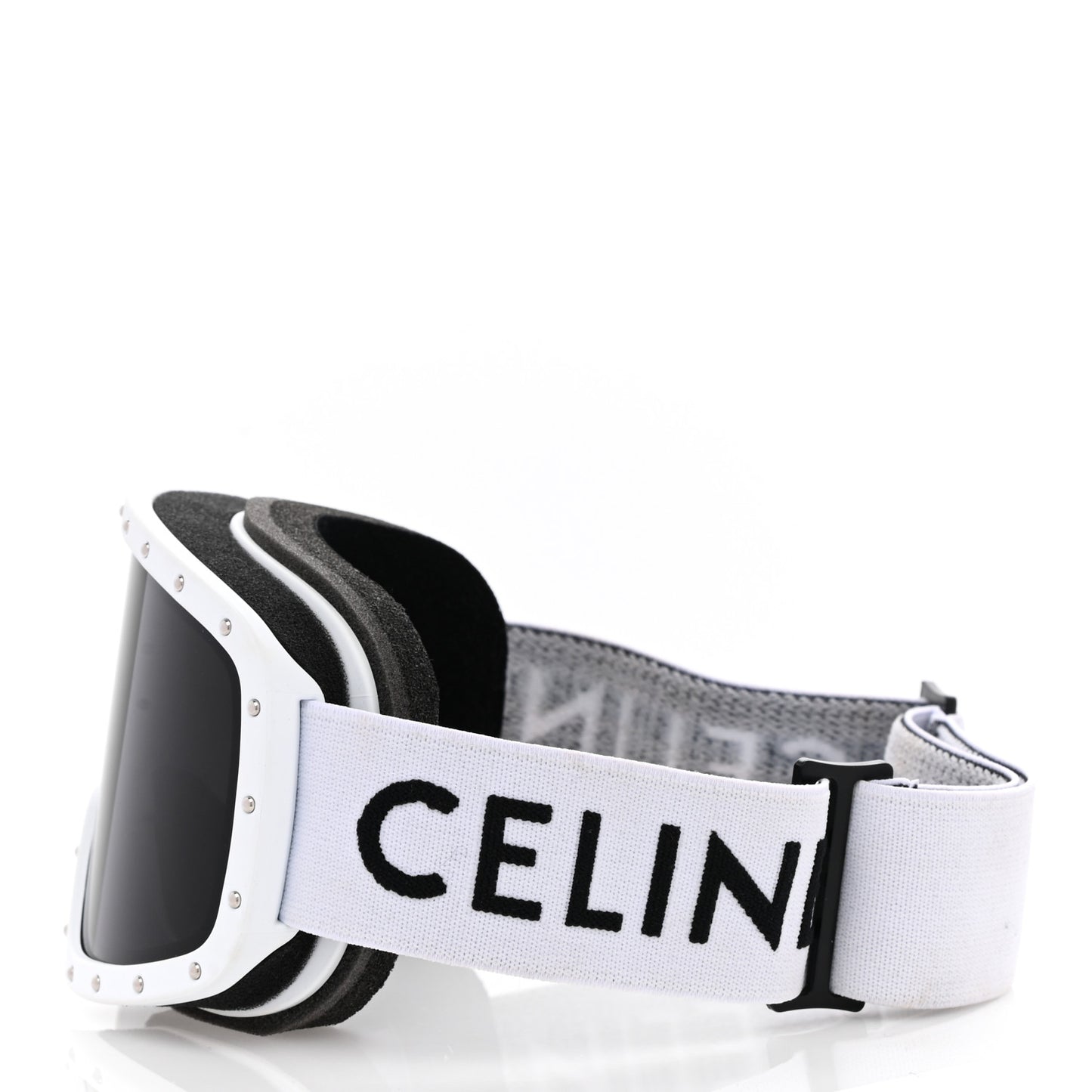 Studded Ski Goggles White
