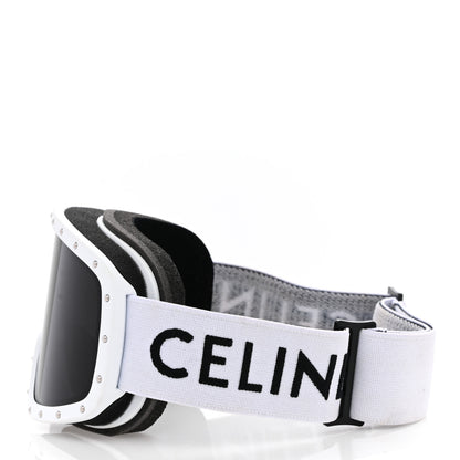 Celine Studded Ski Goggles White 3 of 7
