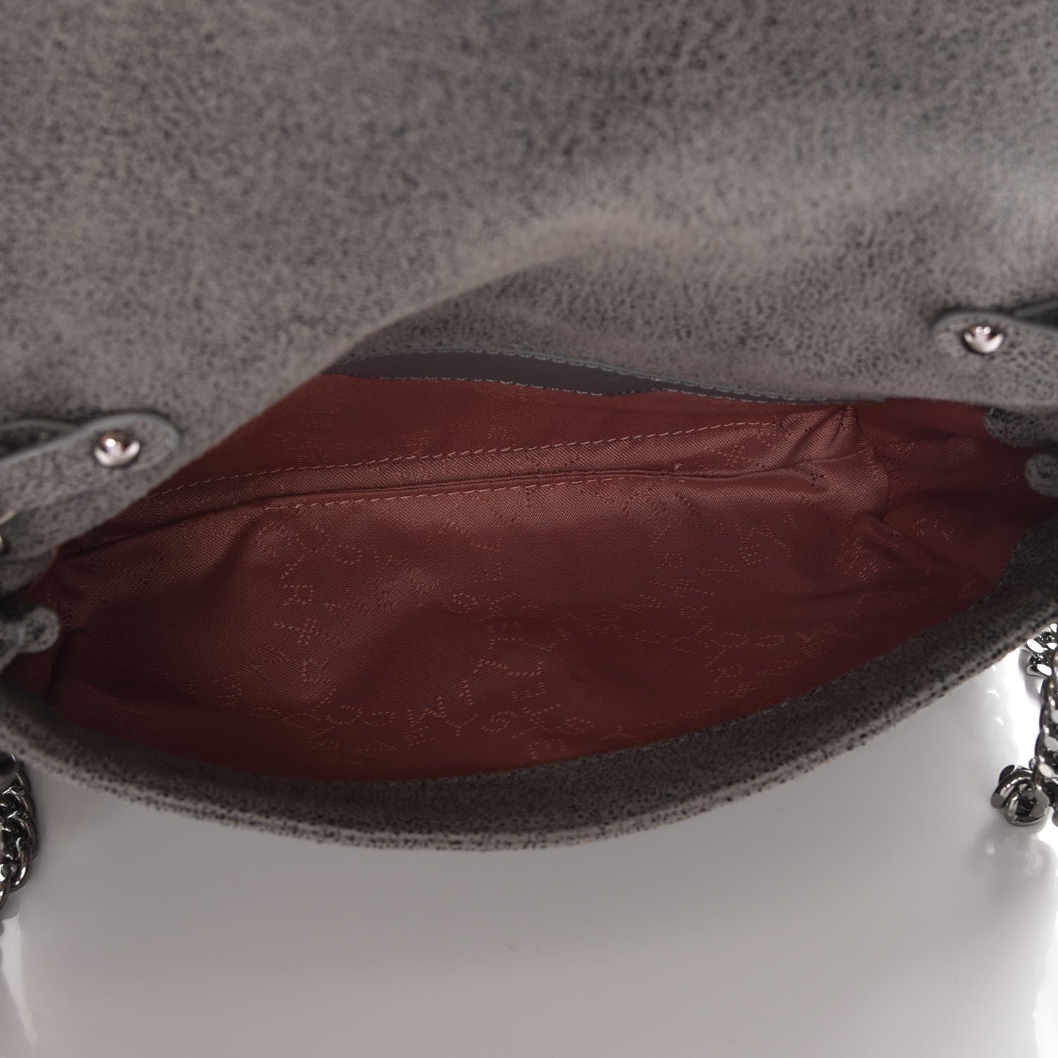 Stella McCartney Shaggy Deer Falabella Crossbody Bag Grey 5 of 8