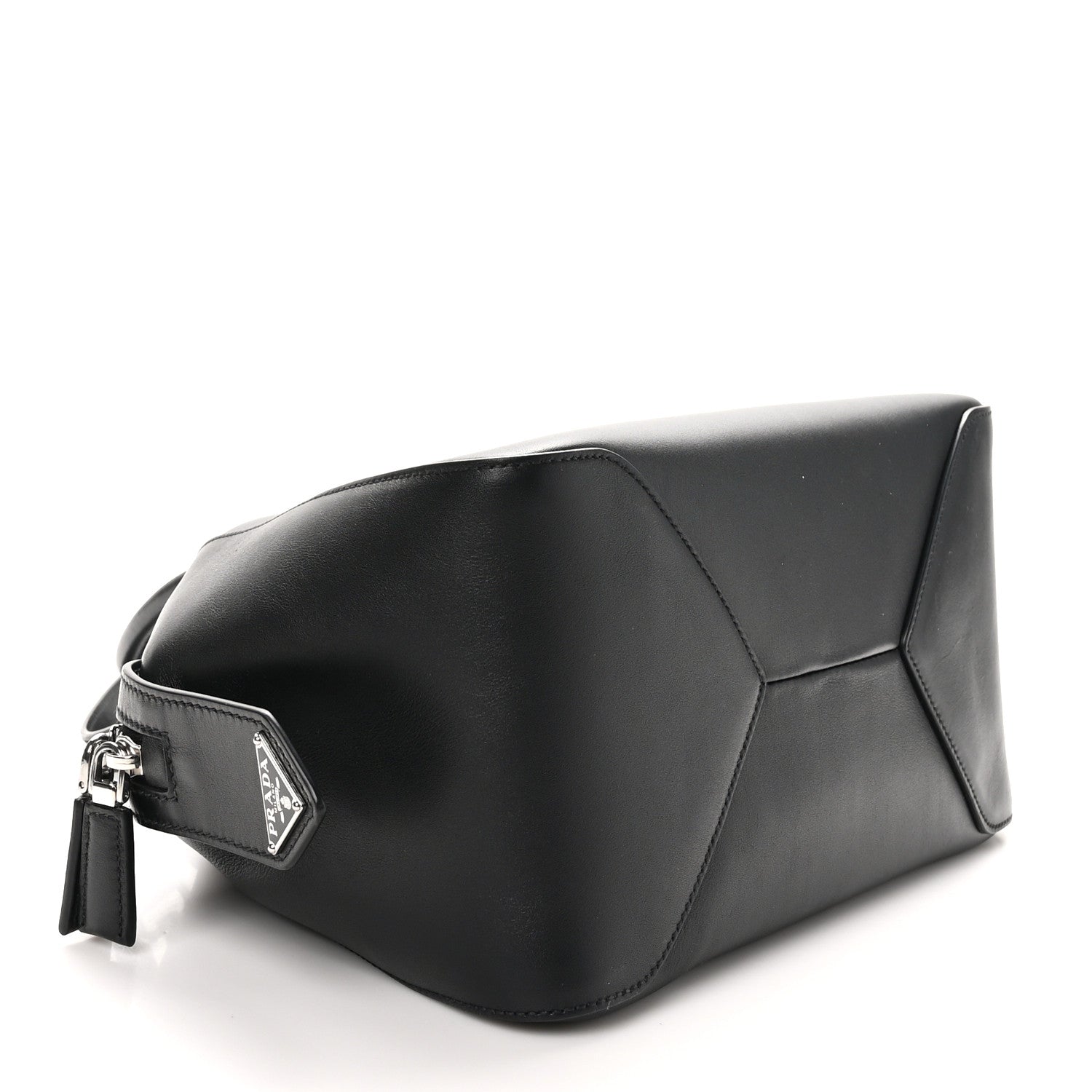 Prada Softy Calfskin Small Supernova Handbag Black 4 of 9