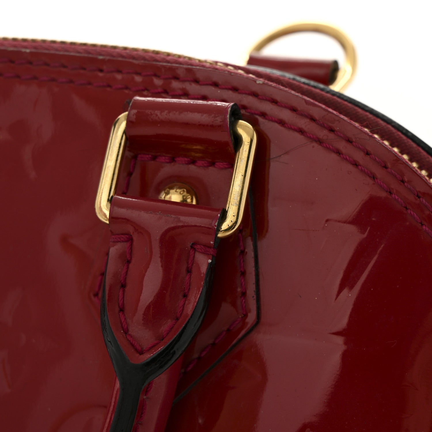 Louis Vuitton Vernis Alma BB Rose Indien 12 of 13