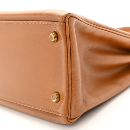 Hermes Courchevel Kelly Retourne 32 Gold 10 of 22