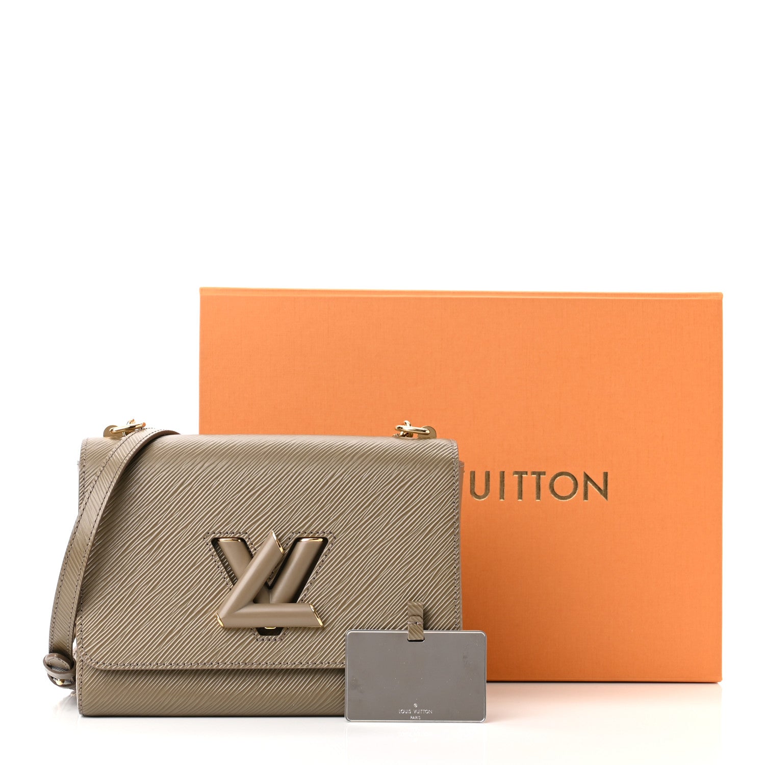 Louis Vuitton Epi Twist Shoulder Bag MM Smokey Brown 10 of 10