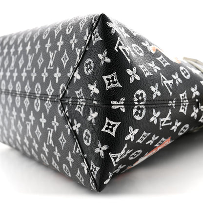 Louis Vuitton Calfskin Catogram Alma Souple MM Black 10 of 10