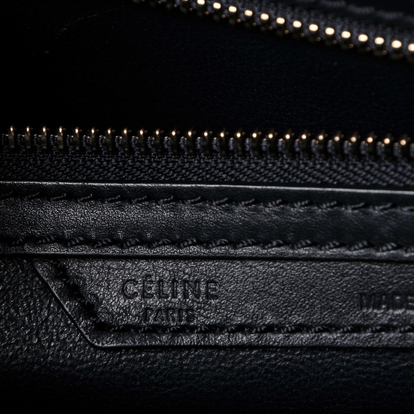 Smooth Calfskin Mini Luggage Navy Blue