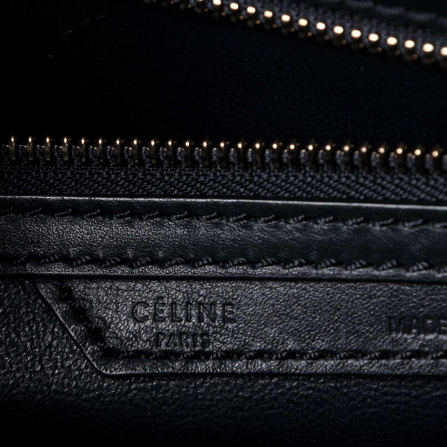 Celine Smooth Calfskin Mini Luggage Navy Blue 6 of 13