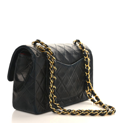 Chanel Lambskin Quilted Small Double Flap Black 3 of 9