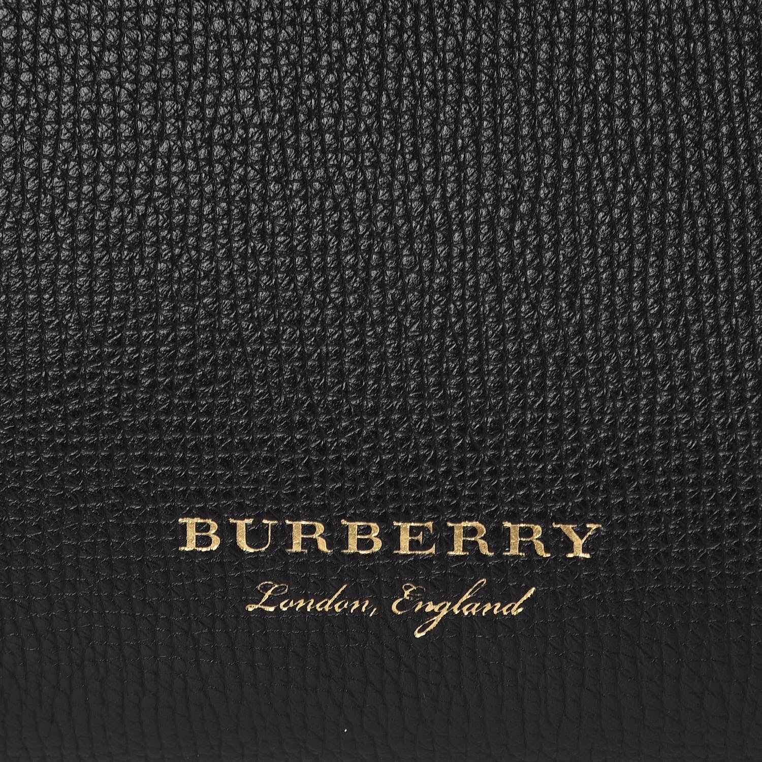 Burberry Grainy Calfskin House Check Large Banner Tote Black 7 of 9
