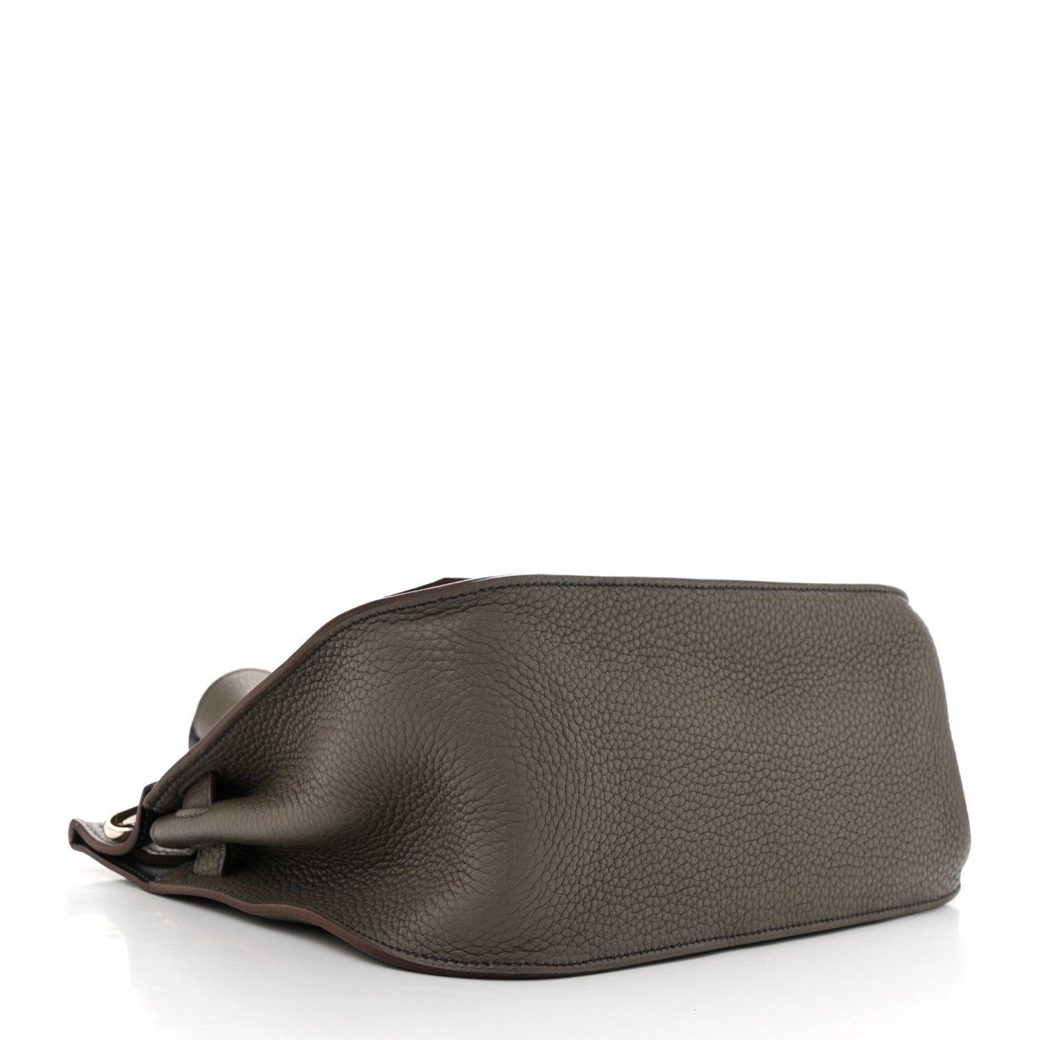 Hermes Taurillon Clemence Eclat Jypsiere 28 Etain Bleu Indigo 4 of 12